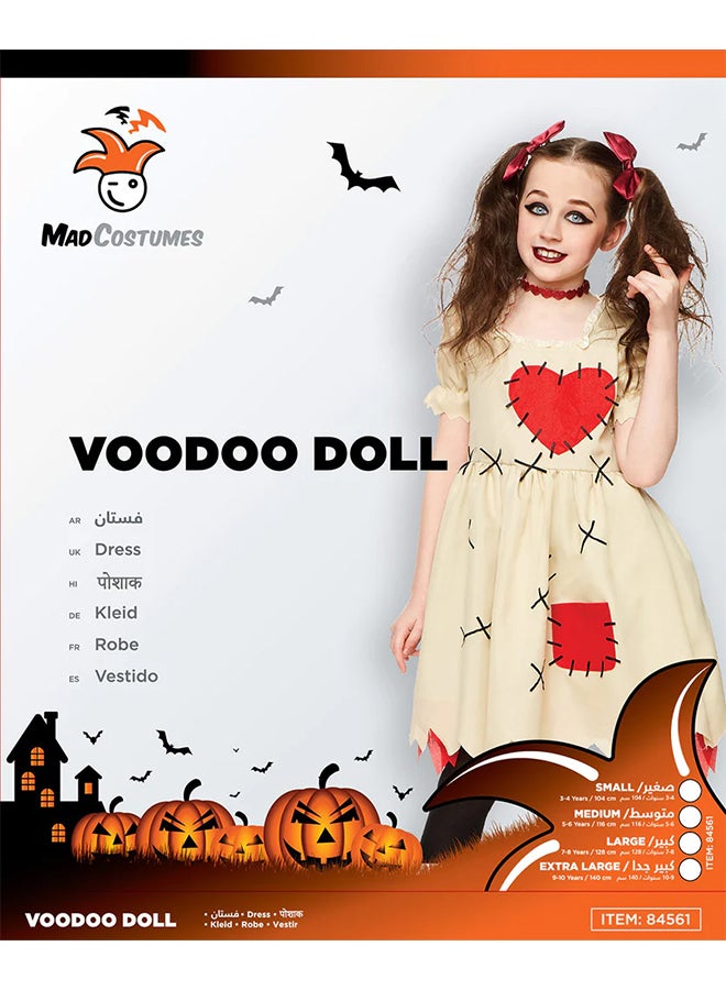 Mad Costumes Voodoo Doll Kids Costume 9-10 Years - Image 5