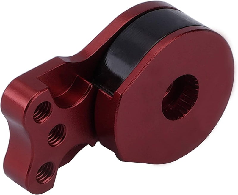 DJX Aluminum 25T Servo Saver 3 Holes Adjustable Hi-Torque Servo Horn for 1/8 1/10 Remote Control Car Boat (Red) - Image 5