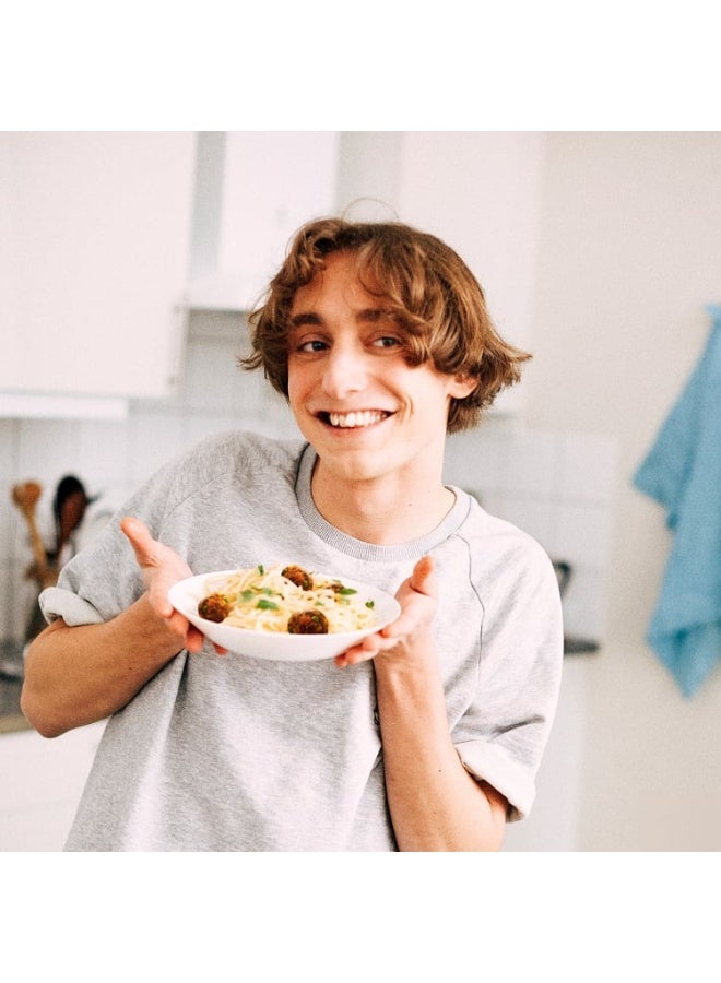 OFTAST 6-Piece Porcelain Dinner Deep Plate 20Cm Dishwasher And Microwave Safe. White. - Image 4