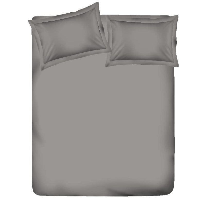 Layers Be Bold 100 Cotton Bedsheet Set for All Seasons Lightweight Moisture Absorbent Machine Washable Easy to Care Gift for Housewarming More 140 TC Queen Size Grey - Image 3