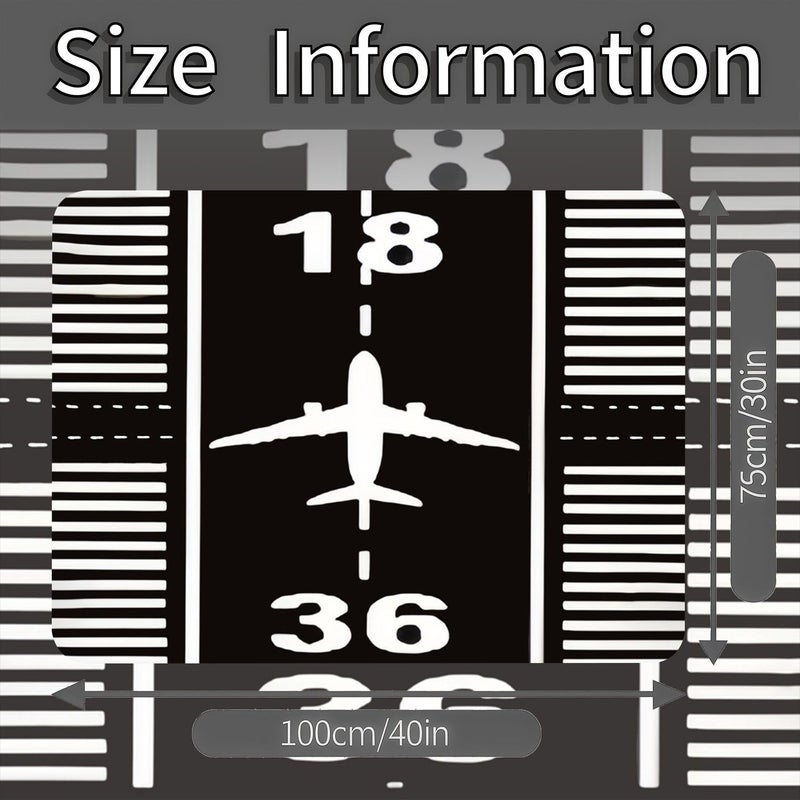 Airport Runway Car Trunk Mat 1pc Stylish Design Unique Touch - Image 2