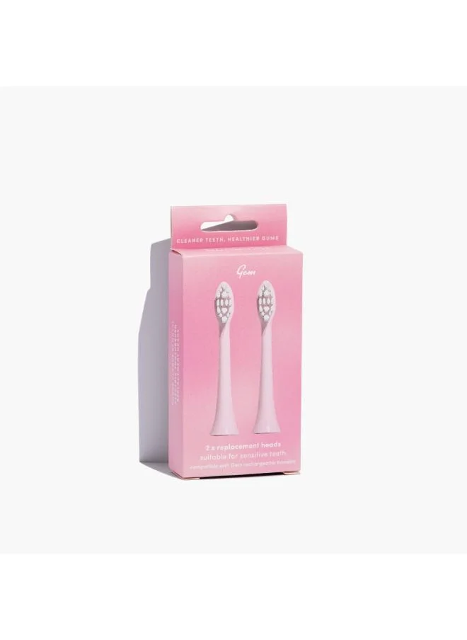 Gem Gem Electric Toothbrush Replacement Heads Coconut