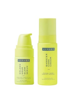 HYPHEN Daily Nightcare Routine For Normal & Dry Skin With Face Serum & Barrier Care Cream Glow & Moisturize Skincare Essentials Rich In Ceramides Niacinamide & Hyaluronic Acid Value Pack Of 2  - Image 1