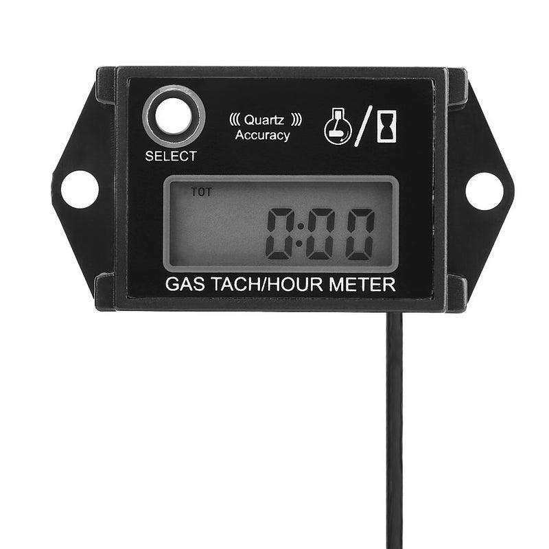 كلاراكو LCD رقمي مقياس السرعة Tach / ساعة مقياس RPM اختبار لدراجة نارية محرك السكتة الدماغية 2/4 - Image 2