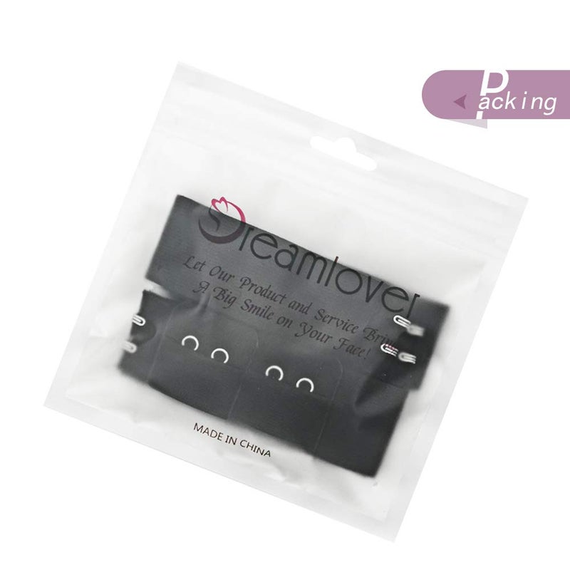 Dreamlover أشرطة مرنة من دريم لافر لتأمين الشعر المستعار، حزام شعر مستعار قابل للتعديل، حزام شعر مستعار مع خطافات للخياطة، 4 مجموعات - Image 2