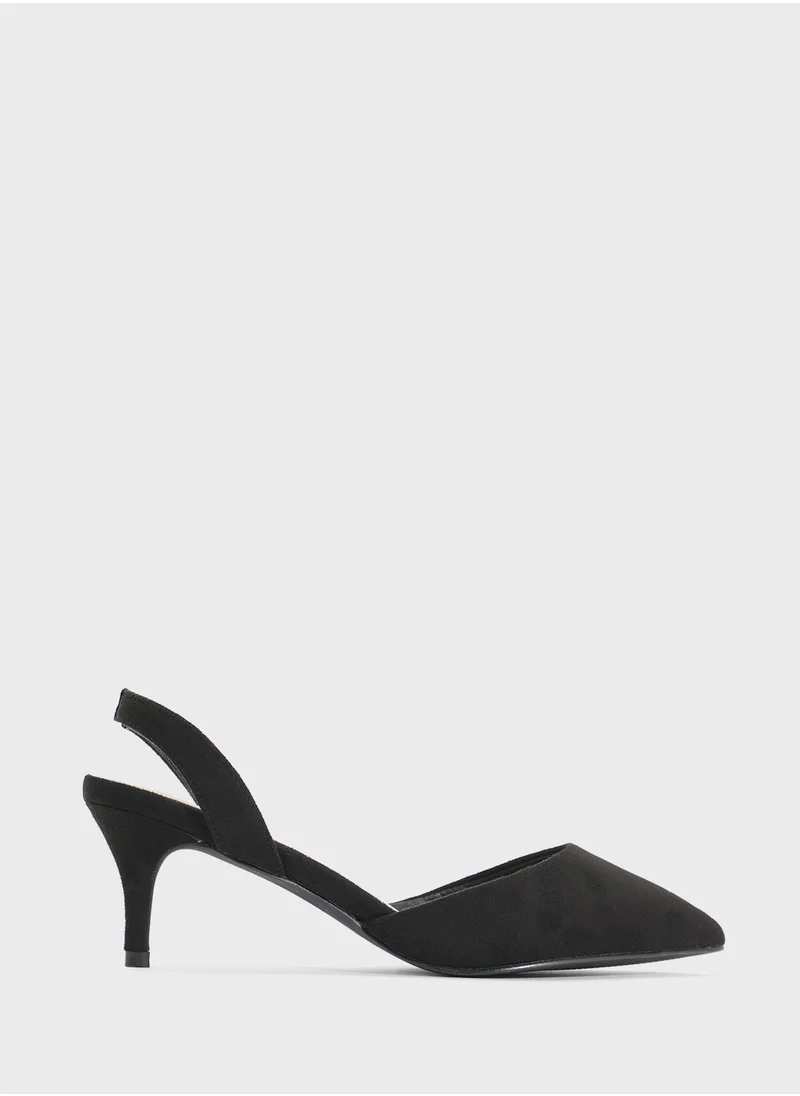 ELLA Mid Heel Pump With Slingback