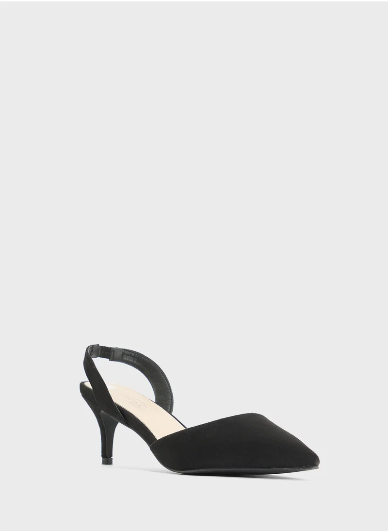 ELLA Mid Heel Pump With Slingback