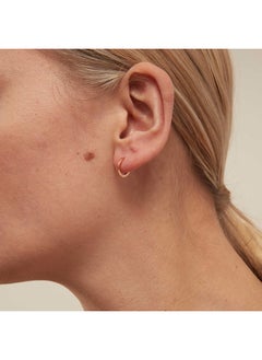ORELIA LONDON Clean Metal Huggie Hoops  - Image 2