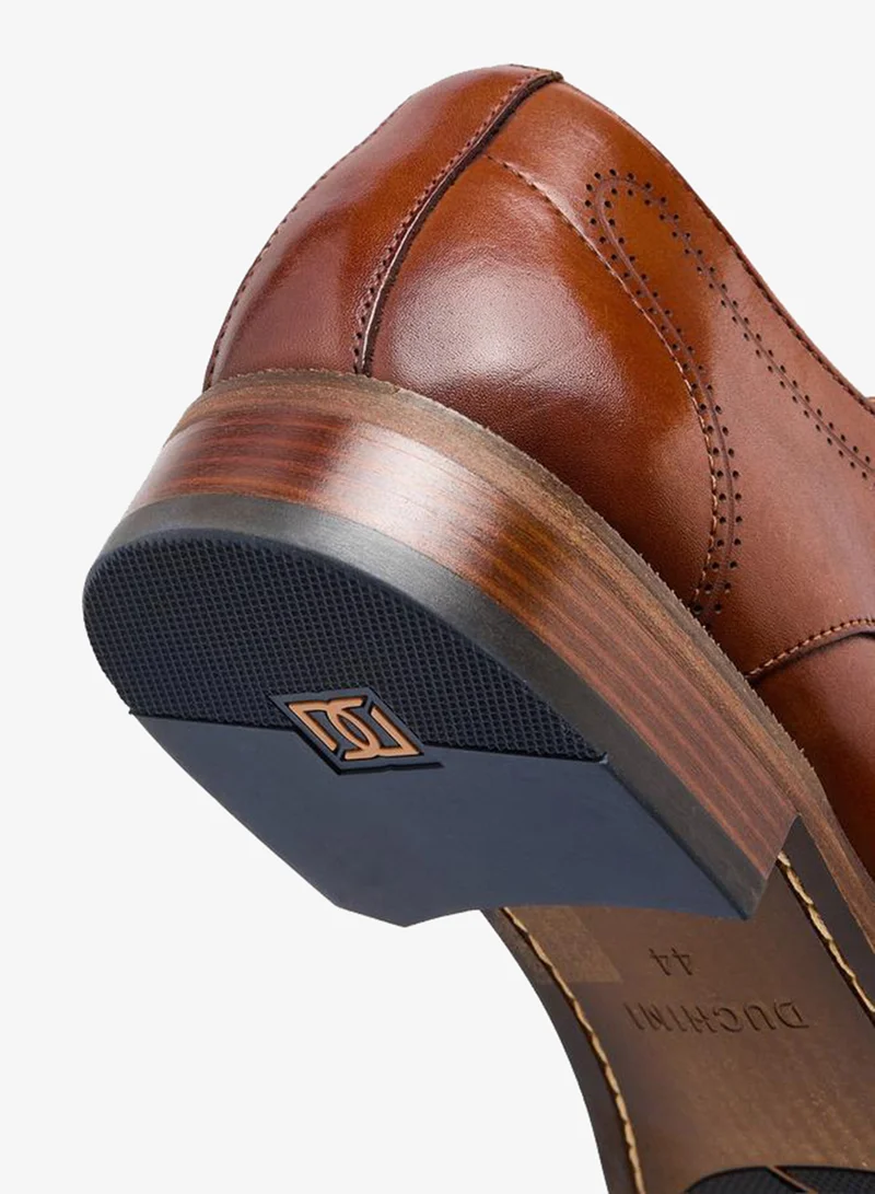 DUCHINI BROWN Men Lace-Up Leather Derby Shoes for Men | Best Price UAE