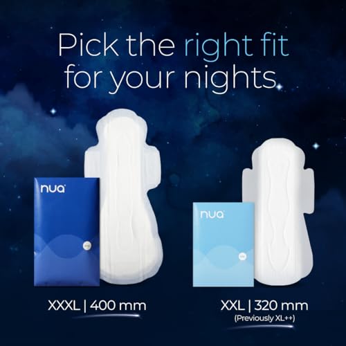 Nua All Night Comfort Sanitary Pads | Pack of 8 (XXXL 400mm) | Extra Wide Core | Front to Back Coverage | Upto 12 Hours of Absorption | Super Soft and Breathable | No Rashes | 100% Toxic-Free - Image 3