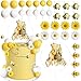 Bttwkco Winnie Baby Shower Cake Decorations Party supplies First Birthday Classic Pooh Acrylic Cake Topper Bees Flowers - Image 3
