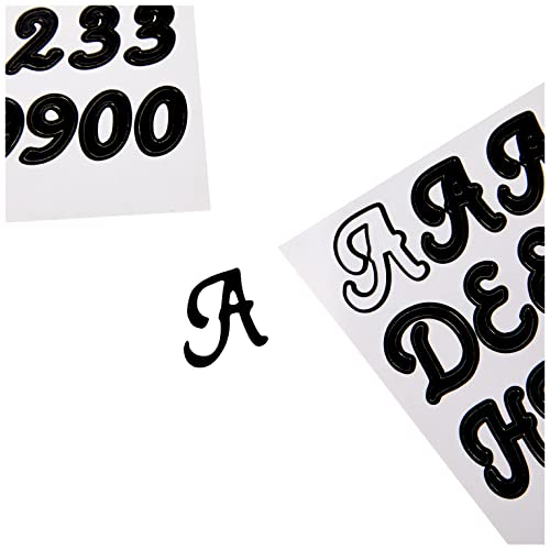 Sticko E5290149 Alphabet Stickers, Black Script - Image 3