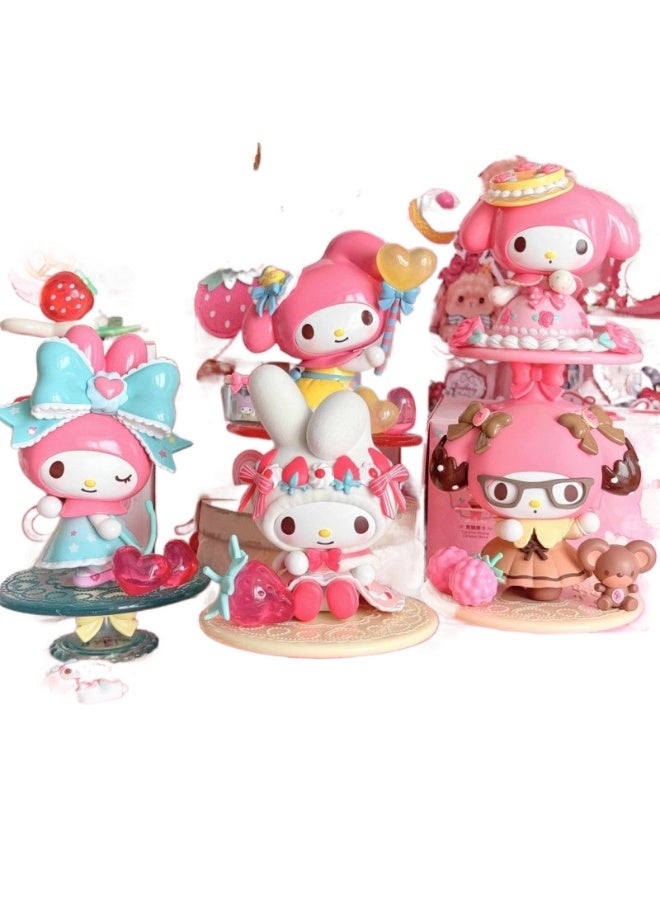 My Melody Afternoon Tea Series Blind Box Unveil 5 Exquisitely Crafted Incredibly Charming Figurines for Endless Delight - Image 4