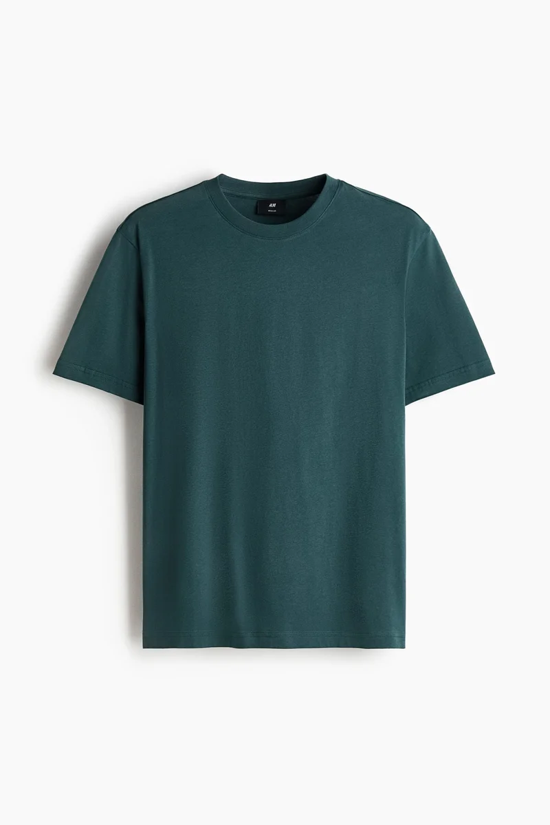 H&M  Cotton T-shirt Regular Fit for Men | Best Price UAE