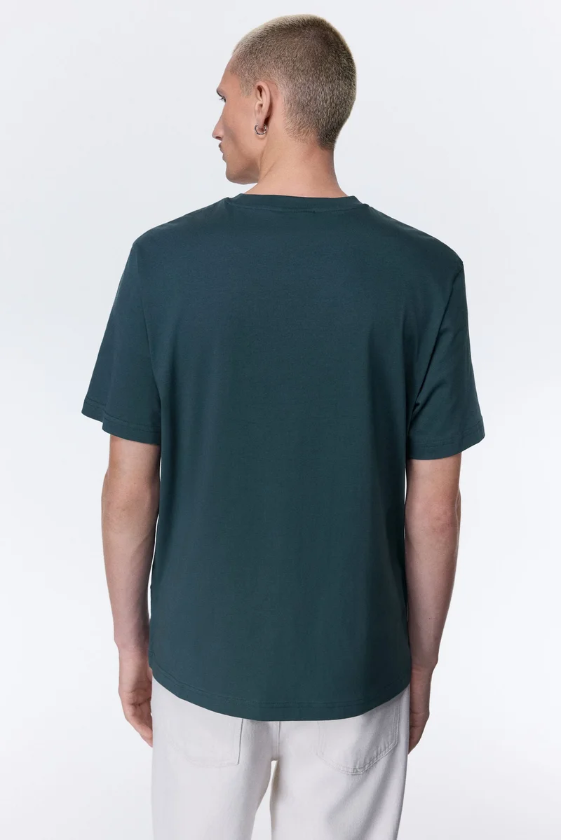H&M  Cotton T-shirt Regular Fit for Men | Best Price UAE