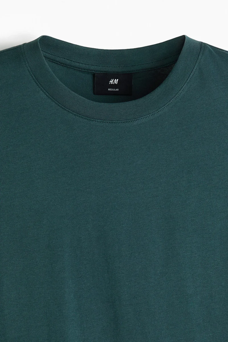H&M  Cotton T-shirt Regular Fit for Men | Best Price UAE