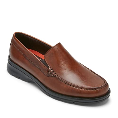 Rockport حذاء لوفر بالمر للرجال من روك بورت، لون كوجناك أنتيك، مقاس 7 - Image 2