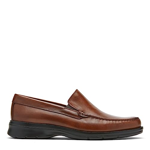 Rockport حذاء لوفر بالمر للرجال من روك بورت، لون كوجناك أنتيك، مقاس 7 - Image 3