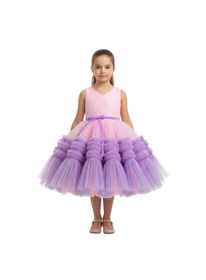 دىدانيالا فستان تول مكشكش