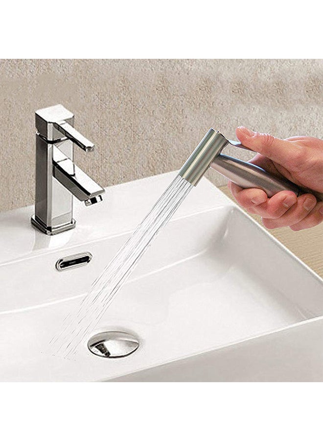 Loquat Handheld Bidet Sprayer Silver 5.7x5.3x3centimeter - Image 3