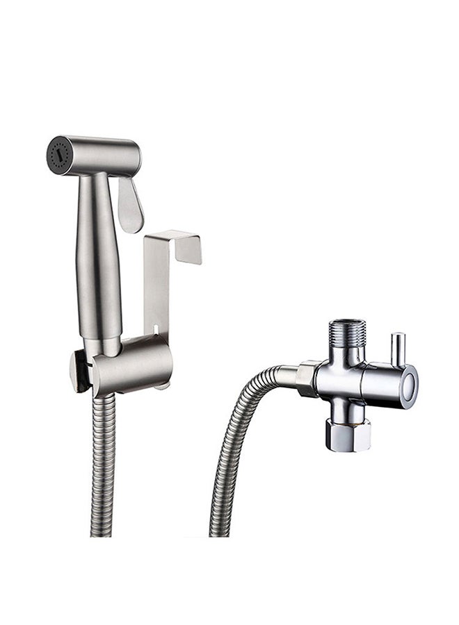 Loquat Handheld Bidet Sprayer Silver 5.7x5.3x3centimeter - Image 5