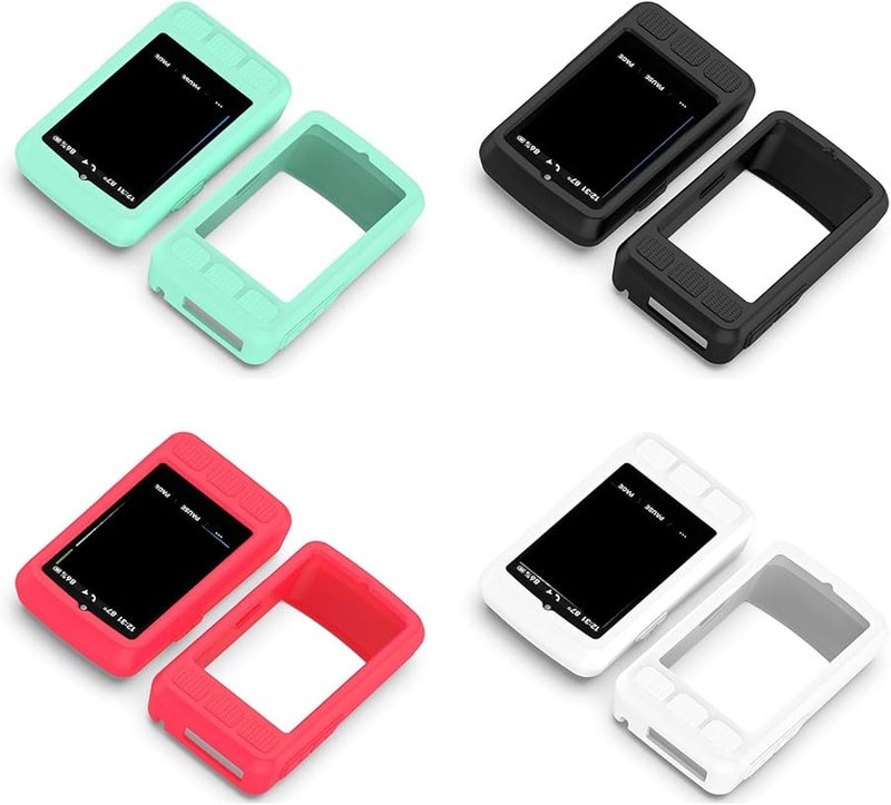 Green Silicone Bike Computer Case with Antislip Grip Full Protection for ELEMNT 3 Device - Image 5