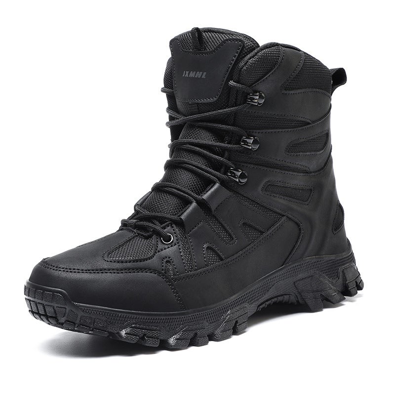 Large Size Autumn New Sports Shoes High-Top Hiking Outdoor Non-Slip Mountaineering Shoes Field Training Men'S Boots - Image 4