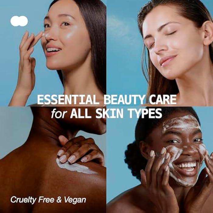 Ruby Kisses Complete Hydration Skincare Set, Face & Body Essentials, Includes Daily Foaming Cleanser, Balancing Mist Toner, Daily Body Lotion, Gentle Body Scrub, Korean Skincare - Image 5