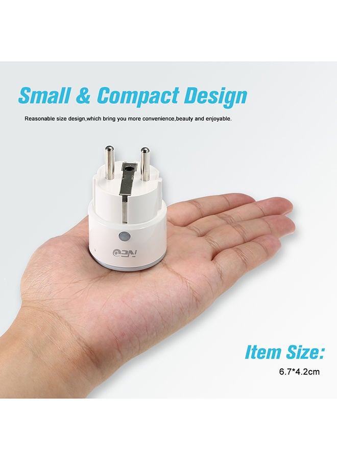 NIBEMINENT Smart Power Plug Home Socket White 0.076kg - Image 3