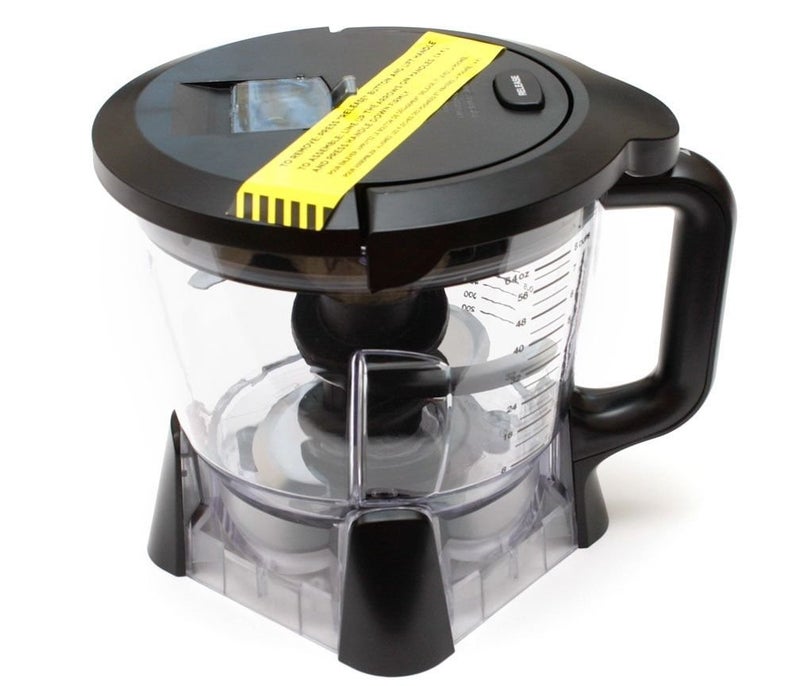 BLENDERS AND PARTS قطع غيار نينجا BL770 الأصلية طقم ملحق وعاء محضر الطعام سعة 64 أونصة