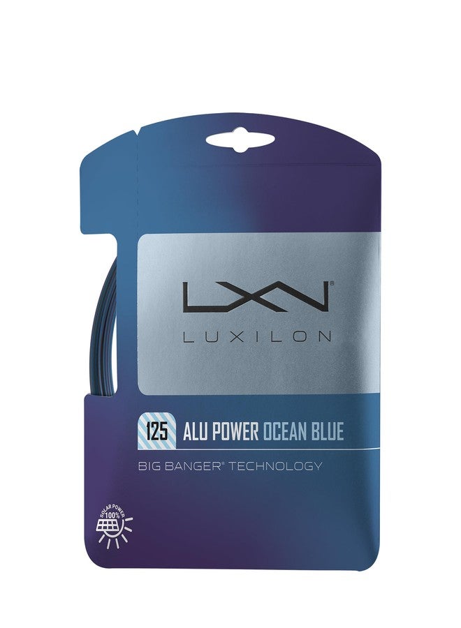 luxilon Alu Power Ocean Blue - Set 40ft. (12.2m), String Gauge : 16 (1.25mm) - Image 1