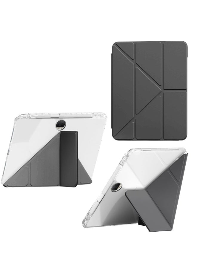 general Case Compatible with Honor Pad 10, Transparent Acrylic Back with Pen Holder, Anti-Fall Case with Multi-angle Support - Image 1