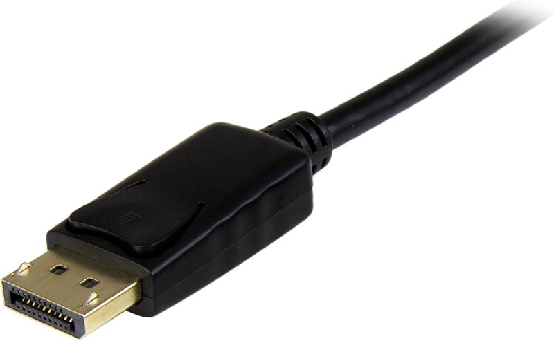 StarTech .com 6ft (2m) DisplayPort to HDMI Cable - 4K 30Hz - DisplayPort to HDMI Adapter Cable - DP 1.2 to HDMI Monitor Cable Converter - Latching DP Connector - Passive DP to HDMI Cord (DP2HDMM2MB) - Image 2