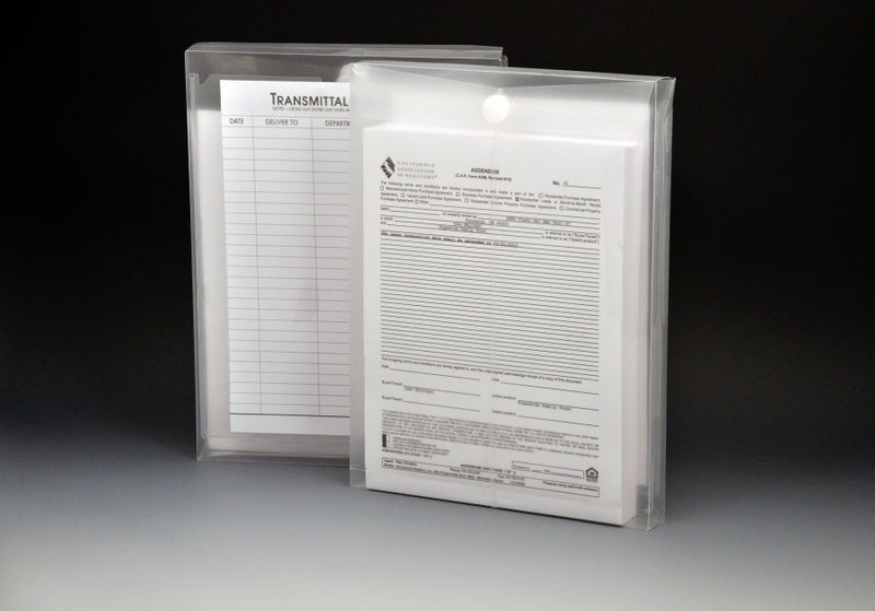 Lion File-N-Send Poly Inter-office Envelopes, 10 x 13 Inches, Clear, 6 EA/Pack, 1 Pack (22700-CR) - Image 2