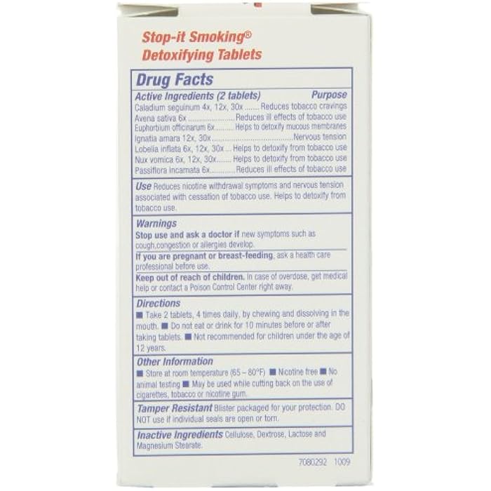 Natra-Bio أقراص ناترا bio ستوب-إت للإقلاع عن التدخين، 60 حبة - Image 5