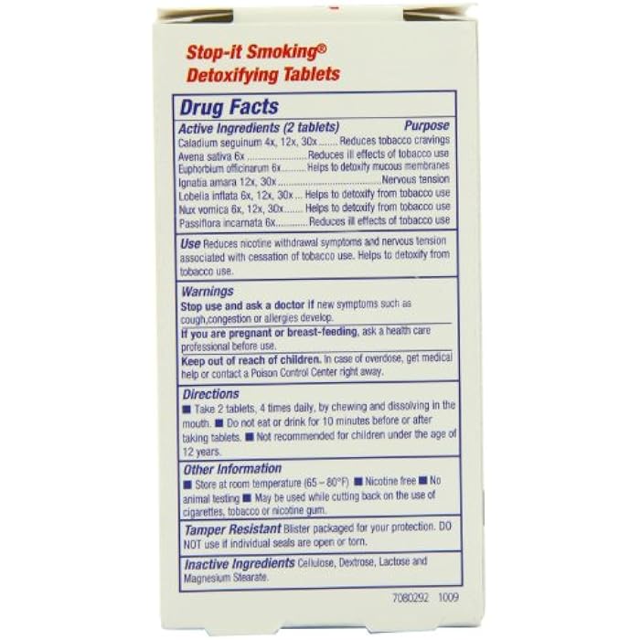 Natra-Bio أقراص ناترا bio ستوب-إت للإقلاع عن التدخين، 60 حبة - Image 3