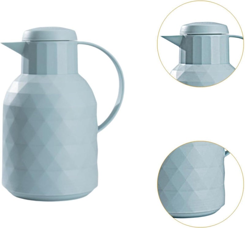 6L Insulated Coffee Carafe with Spout for Home And Outdoor Use, Blue - Image 2