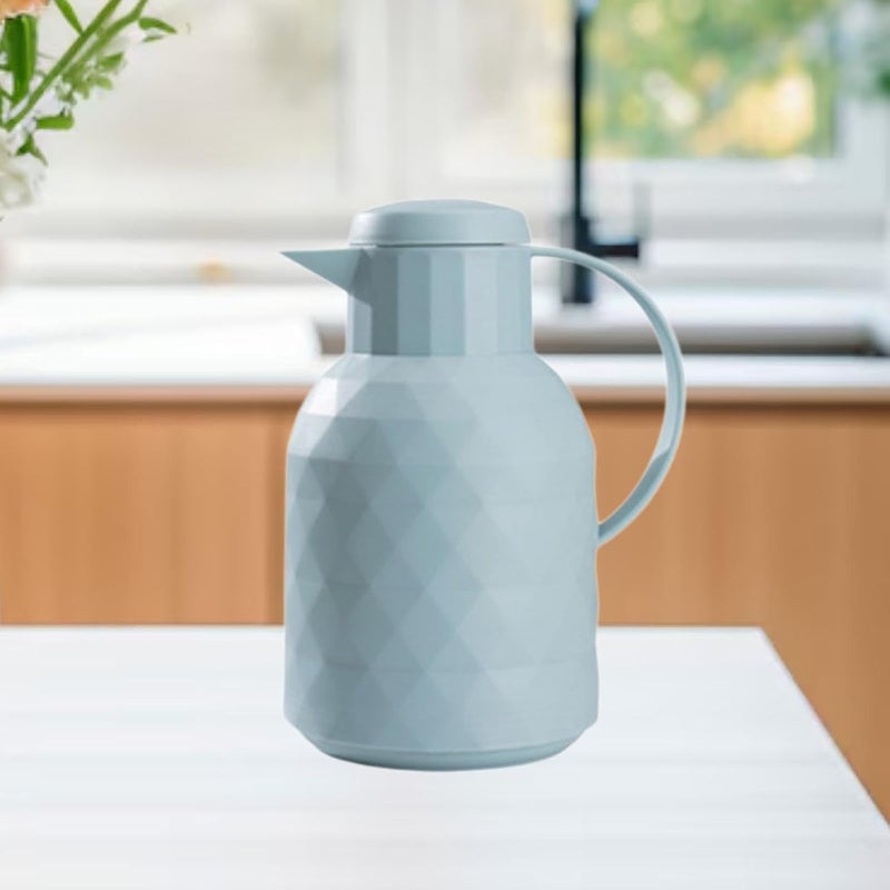 6L Insulated Coffee Carafe with Spout for Home And Outdoor Use, Blue - Image 4