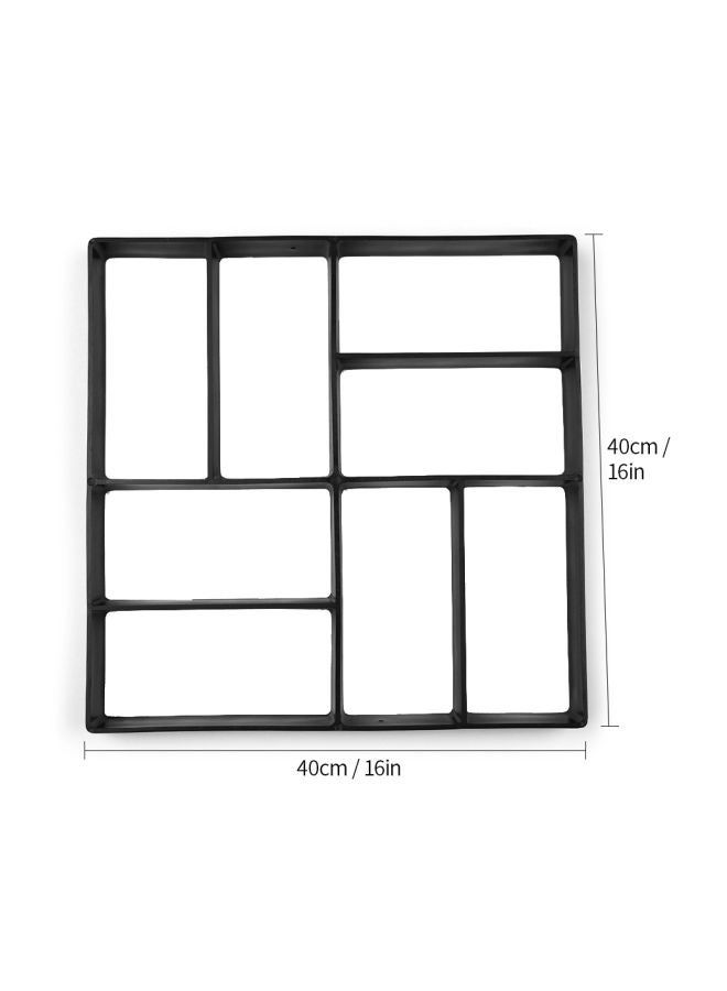 Loquat Concrete Cement Stone Design Paver Walk Mould Black 40x40centimeter - Image 5