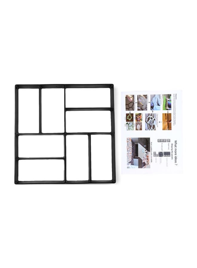 Loquat Concrete Cement Stone Design Paver Walk Mould Black 40x40centimeter - Image 4