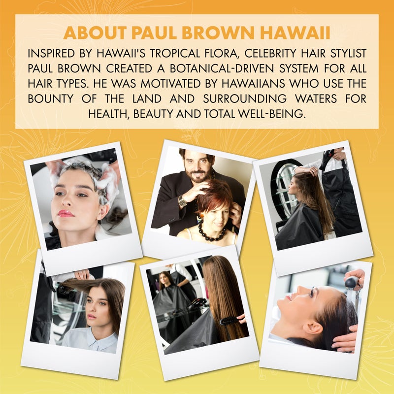 Paul Brown Hawaii Resurrect Salon Quality Conditioner | Hydrate & Treat Damaged Hair | Antioxidant-Rich Kukui Nut Oil for Ultimate Hair Moisturization | Safe for Color Treated Hair (10 oz.) - Image 5