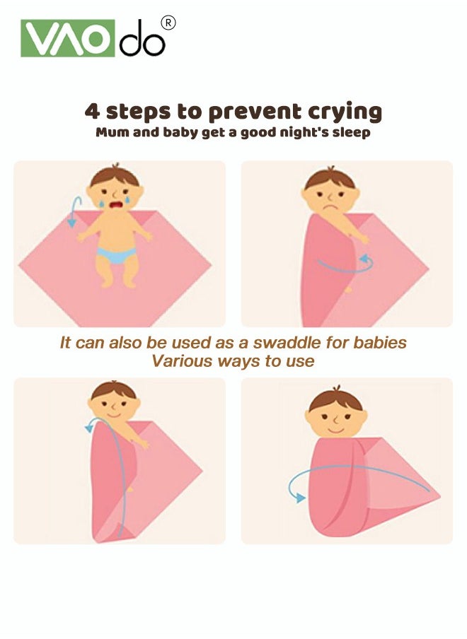 5 PCS Baby Washcloth and Bath Towel 6-layer Fine Weaving Process Skin-friendly Antibacterial 100% Cotton Gauze Baby Towel Blanket*1PCS and Towel*5PCS
