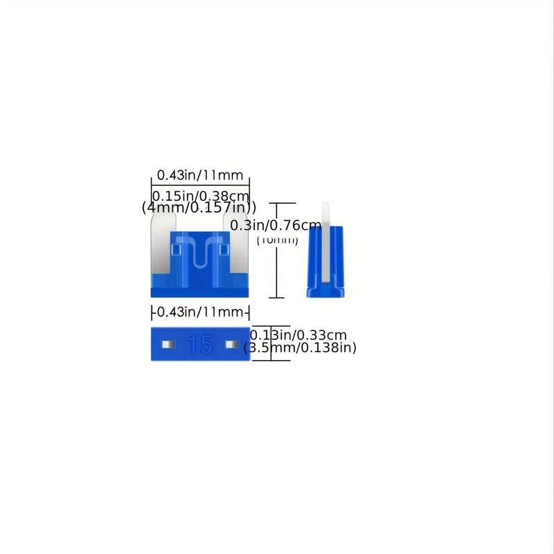 202 Pcs Automotive Mini Fuse Set Kit Assorted - Image 3