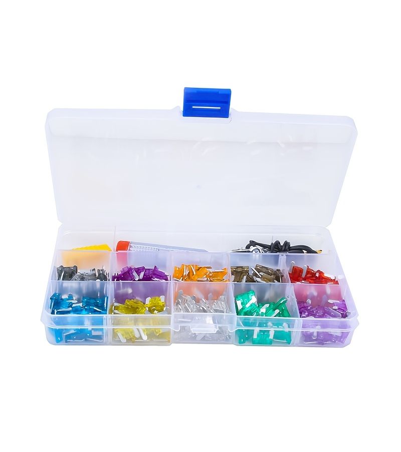 202 Pcs Automotive Mini Fuse Set Kit Assorted - Image 4