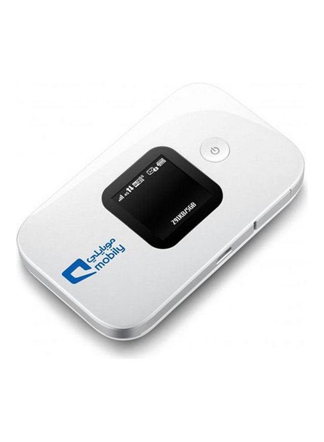 Mobily 1500.0 mAh 4G Mini Wifi Router White - Image 1