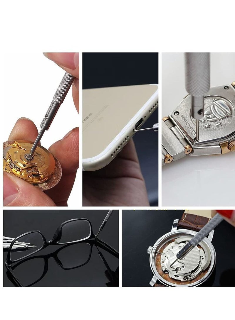 Y&D Screwdriver Watch Repair Kit, 7 Piece Set for Link Disassembly Micro Precision One-piece Jewelry Processing Glasses Electronic Replacement Parts Product  - Image 3