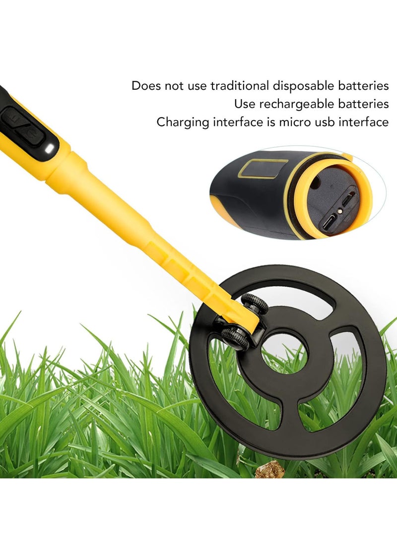 GGOOT Handheld Metal Detector, High Sensitivity Easy Control Operation Rechargeable Battery Metal Scanning Finder  - Image 5