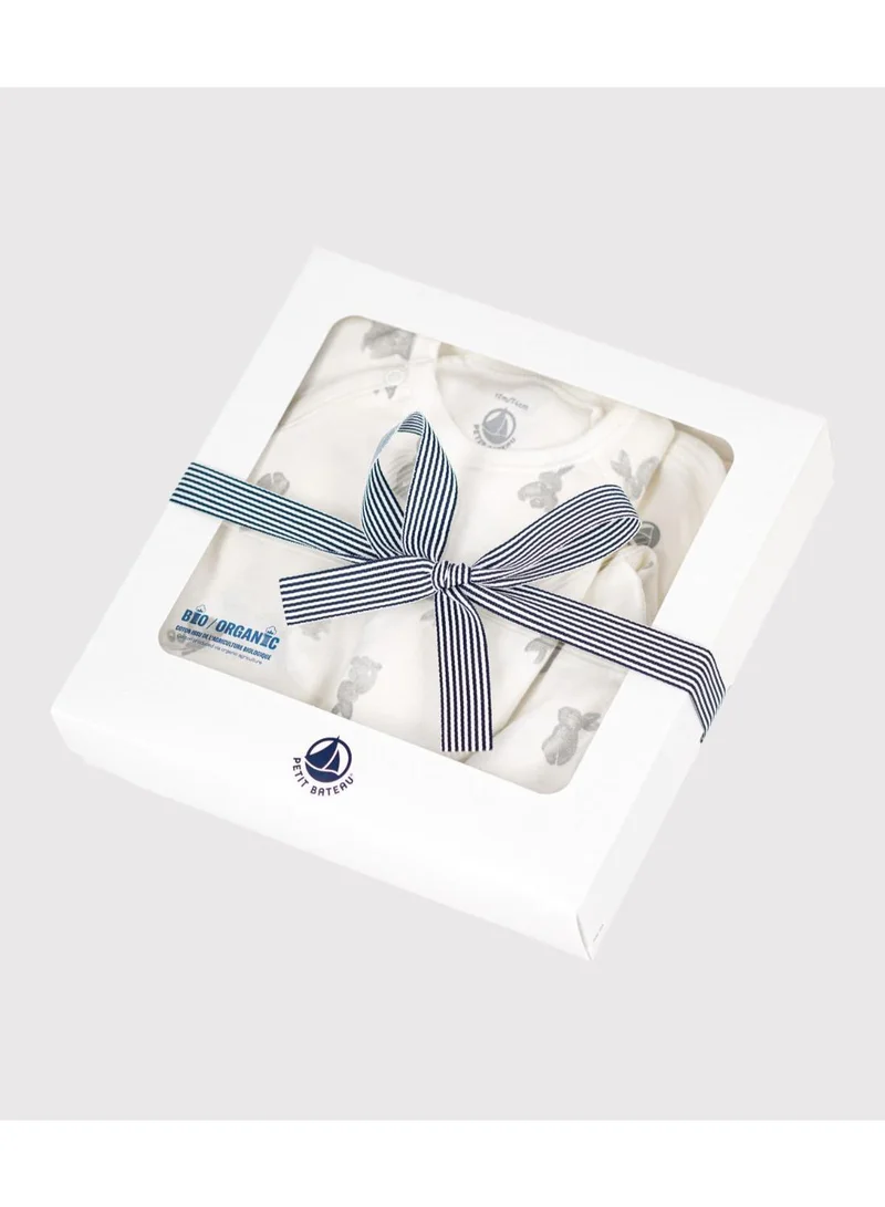 Petit Bateau Babies' Cotton Clothing - 3-Pack