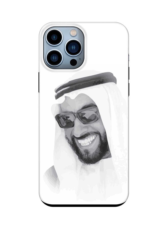 Stylizedd Tough Pro Case for iPhone 15 Pro Max Dual Layer Hybrid PC TPU Customized Mobile Cover Matte Finish Phone Case - Zayed Our Father - Image 1