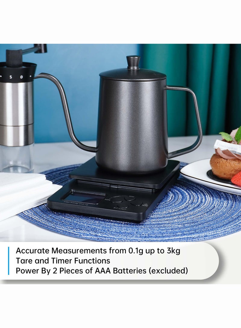 Monda Coffee Pour Over Kit, Coffee Maker Set , Hand Drip Coffee Set, All in One Coffee Grinder Manual Set, Travel Coffee Making Kit, Ideal for Anniversary Birthday Gift - Image 5